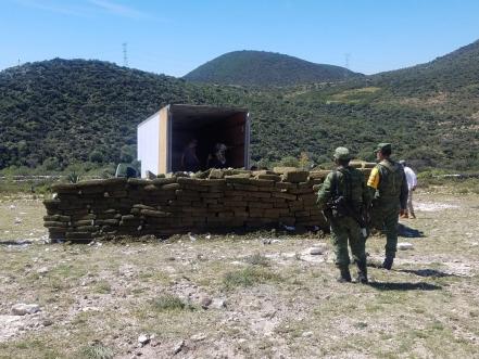 Incineran en Zaragoza, San Luis Potosí, diversos estupefacientes y psicotrópicos asegurados
