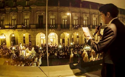 La voz que rompe el silencio: pregoneros y saeteros, el alma sonora de la Procesión del Silencio en SLP