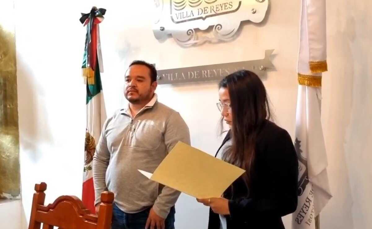 Daniel Lagunas es nombrado alcalde sustituto de Villa de Reyes, tras muerte de Erika Briones