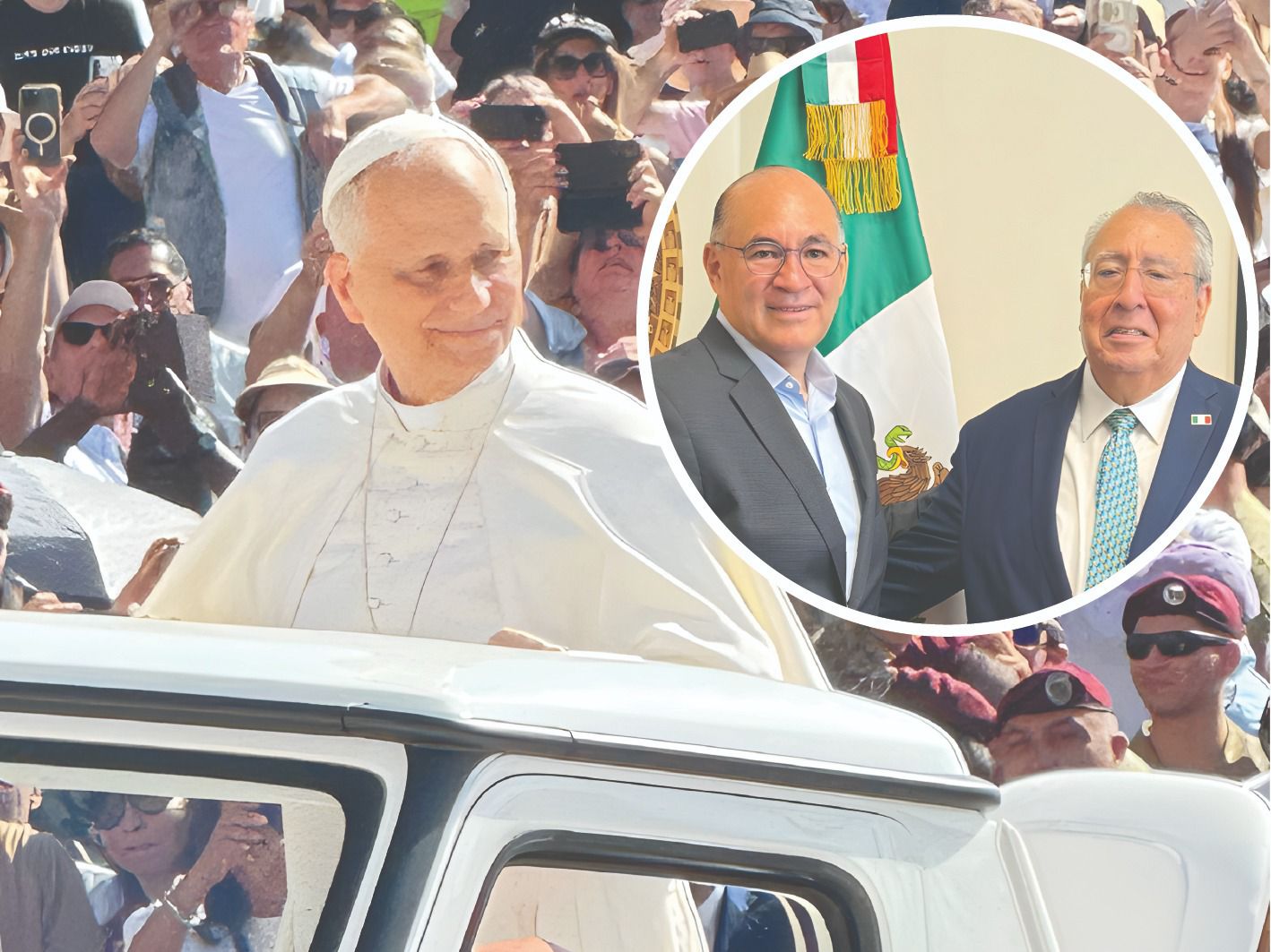 Invitan al papa León a visitar la capital de SLP. Foto: Especial