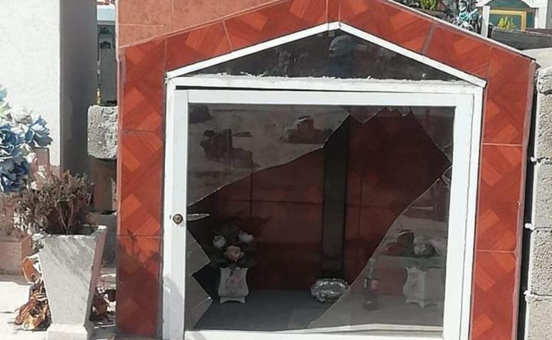 Pese a profanación en cementerio de Villa de Pozos, autoridades no habían informado a policía. Foto: Especial