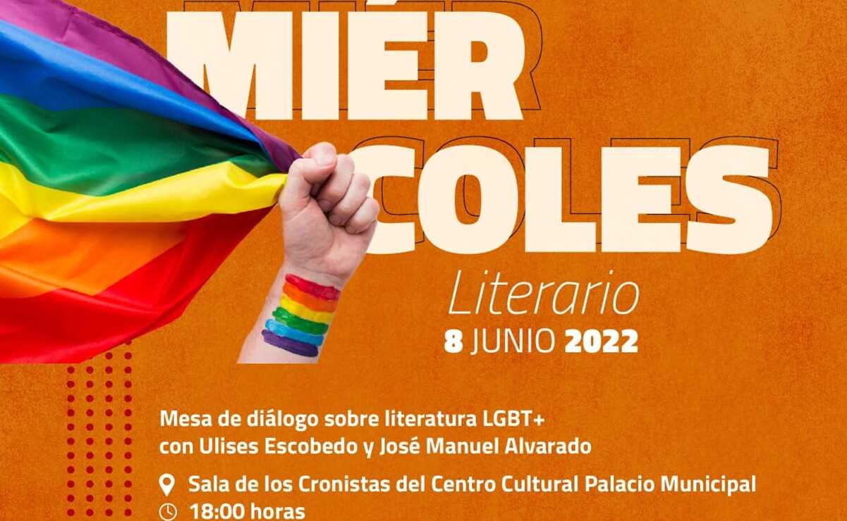 Miércoles literarios de SLP festeja el mes del orgullo LGBT+ con lectura y mesa de diálogo