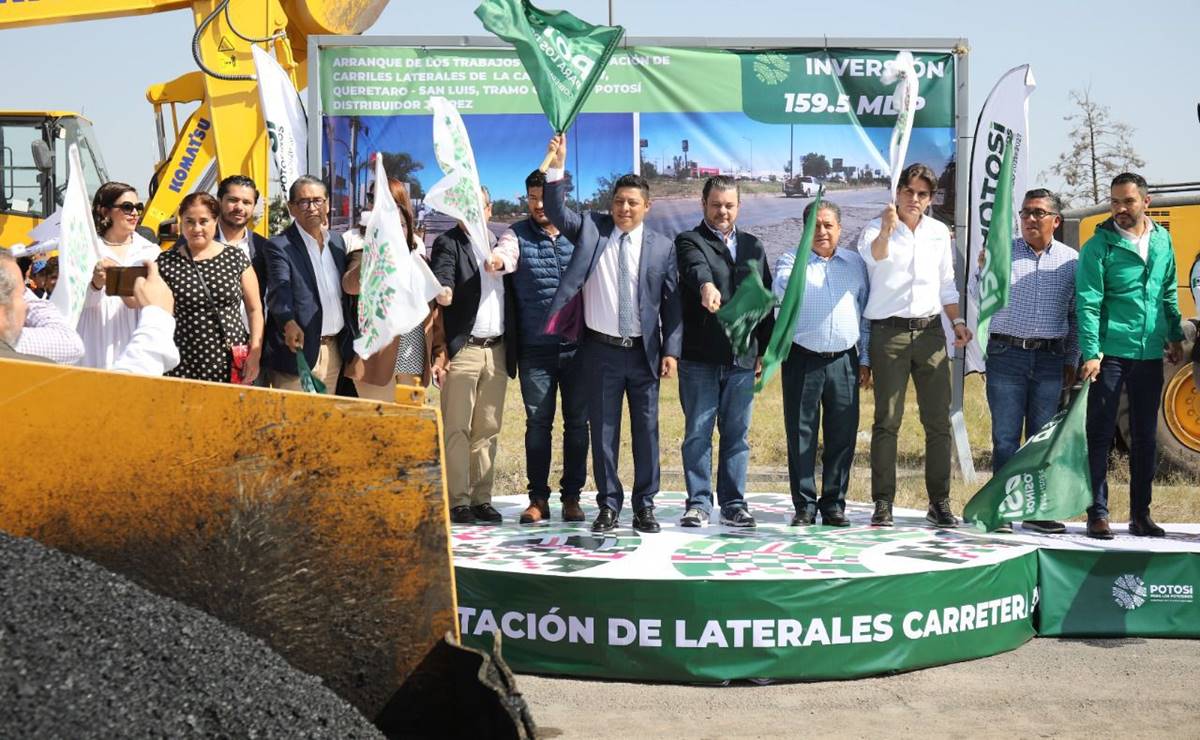 Gobierno inicia rehabilitación en Carretera 57, la vía de comunicación más importante de SLP