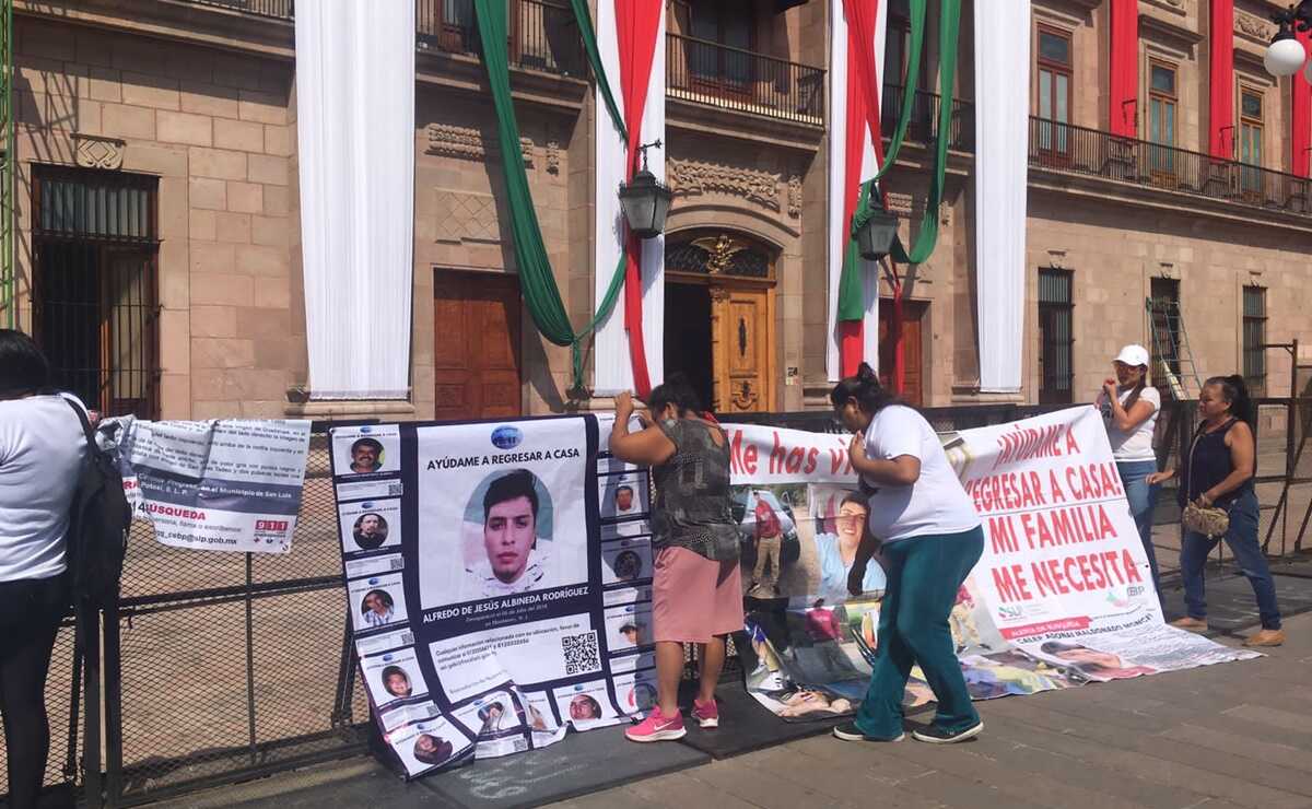 Tendedero de personas desaparecidas en SLP