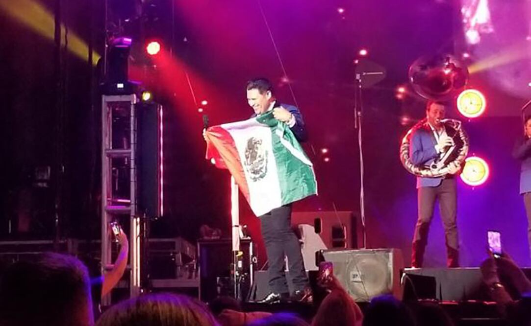 La banda líder del regional mexicano ofreció a sus miles de fans un concierto de dos horas. Foto: Notimex