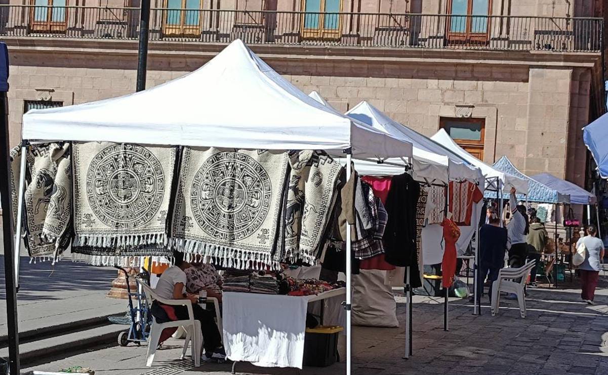 Ambulantaje desbordado amenaza la imagen del Centro Histórico de SLP: CANACO