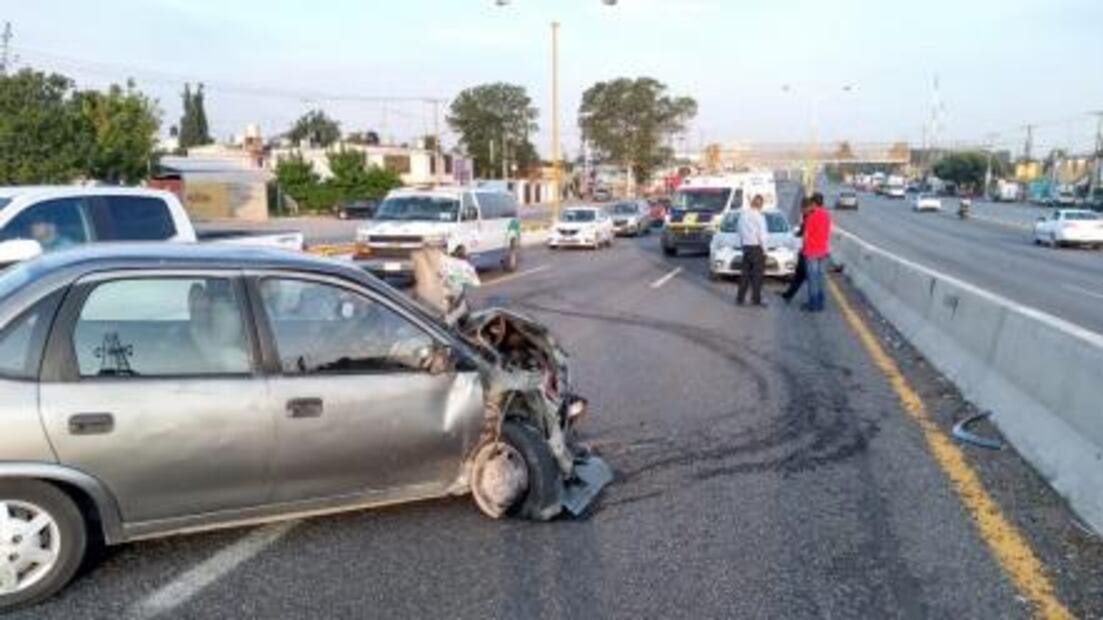 Choque en carretera Rioverde, un lesionado
