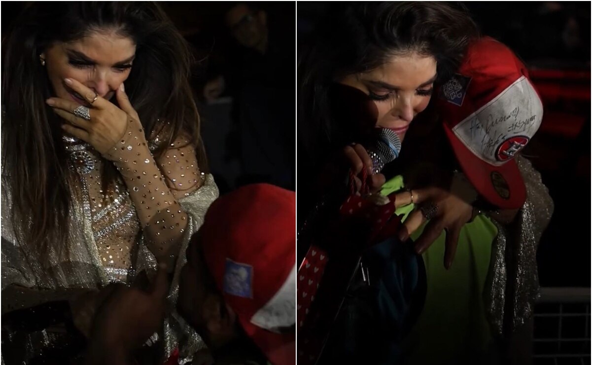 “¿Me puedes regalar un abrazo?” Ana Bárbara cumple sueño de seguidor en SLP