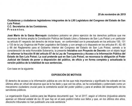 Poder Judicial estaría obligado a publicar todas sus sentencias