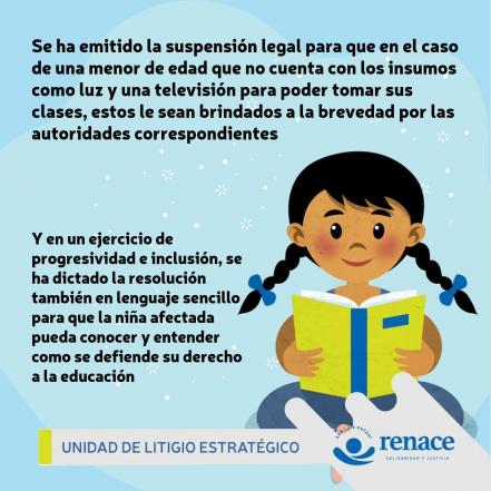 Niña de SLP gana amparo y escuela deberá entregarle TV para clases a distancia