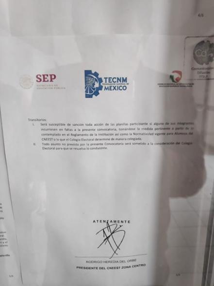 Reportan votación fantasma en el Tec Regional