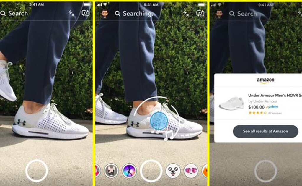 Ahora podrás comprar productos de Amazon con Snapchat