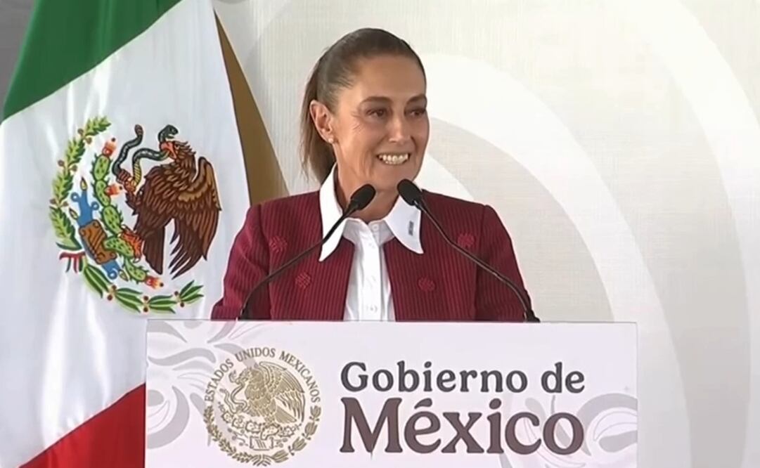 Claudia Sheinbaum inaugura la primera etapa de la Universidad Rosario Castellanos en SLP. Foto: Captura de video