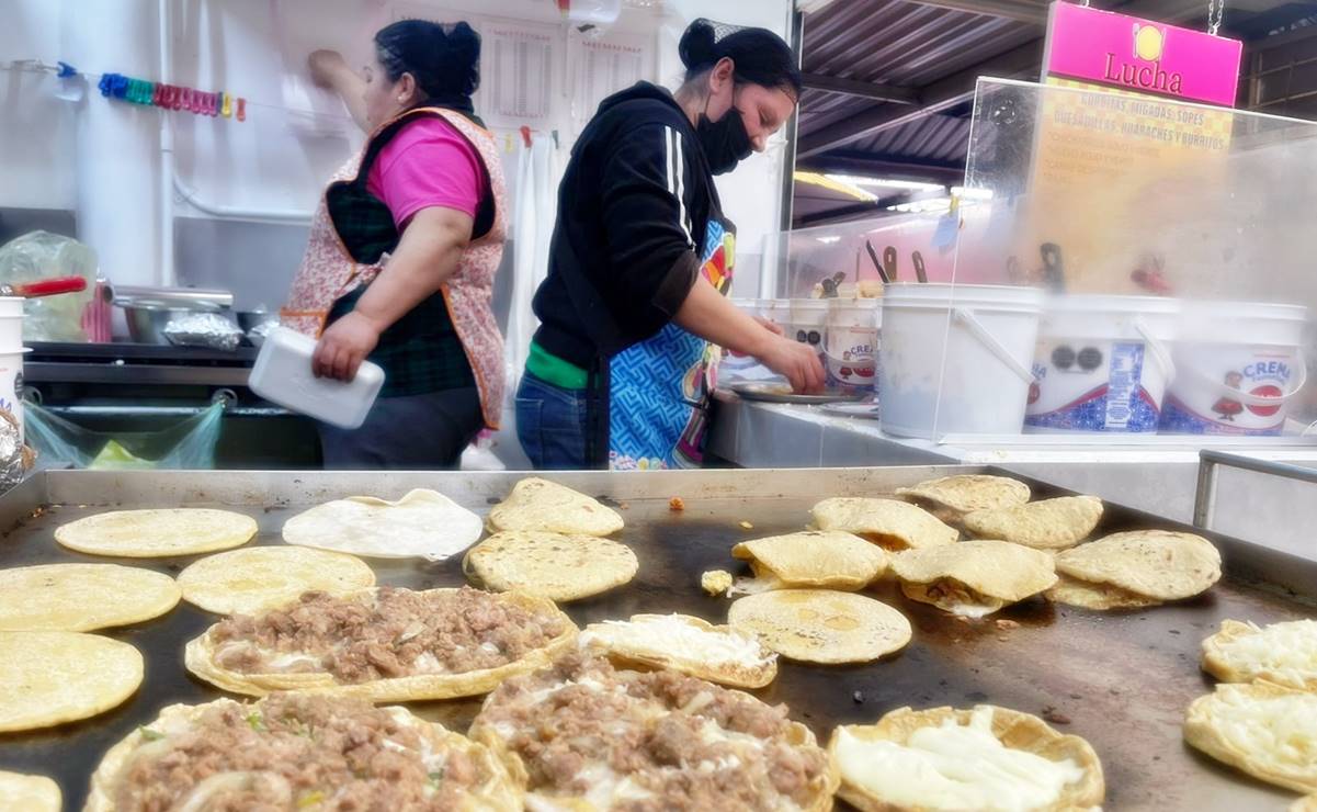 Las gorditas Lucha son ya una tradición gastronómica de décadas en San Luis Potosí. Foto: Nancy Lizet Hernández EL UNIVERSAL