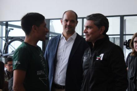 Nairo Quintana, el 'Messi del ciclismo', reconoce el impulso de este deporte en SLP 