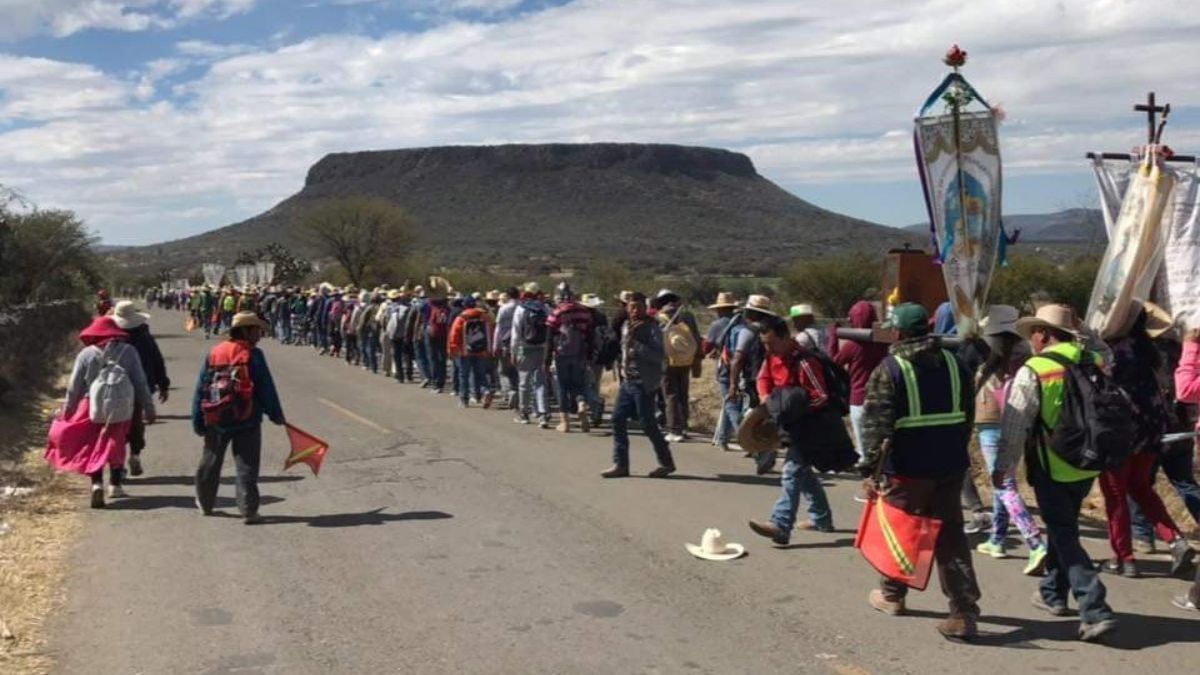 Candelaria 2023. ¿De dónde salen los peregrinos de SLP rumbo a San Juan de los Lagos?. Foto: Especial