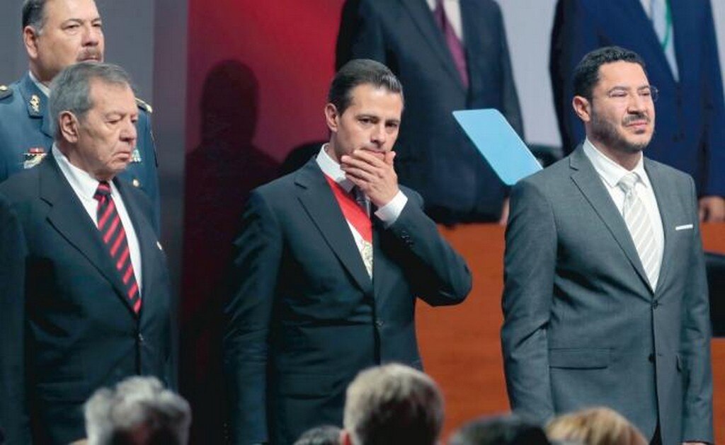 En cada mensaje, incluyendo el último, en Palacio Nacional, el presidente Enrique Peña Nieto priorizó la profesionalización de los cuerpos policiales. (LUCÍA GODÍNEZ. EL UNIVERSAL)