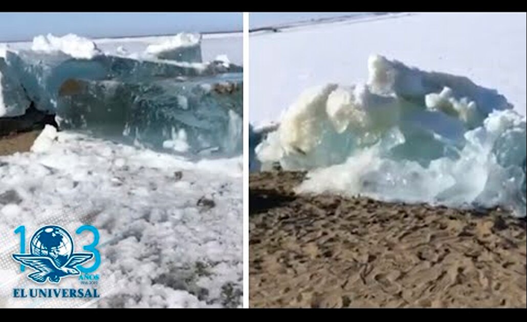 Captan en video “tsunami de hielo” en Rusia