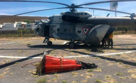 Carreras reconoce apoyo de SEDENA y CFE en combate de incendios forestales en SLP