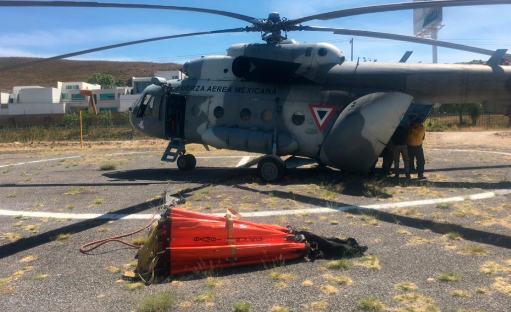 Carreras reconoce apoyo de SEDENA y CFE en combate de incendios forestales en SLP