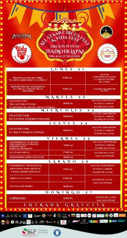 Presentan el primer festival circense en San Luis Potosí