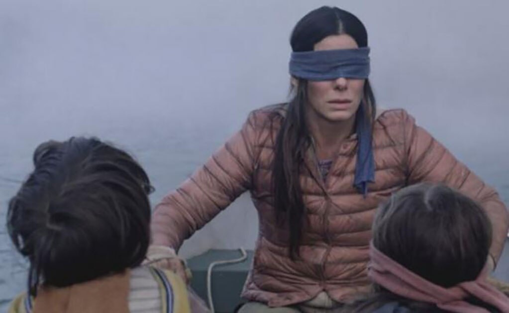 "Bird Box", protagonizada por Sandra Bullock. FOTO: Especial