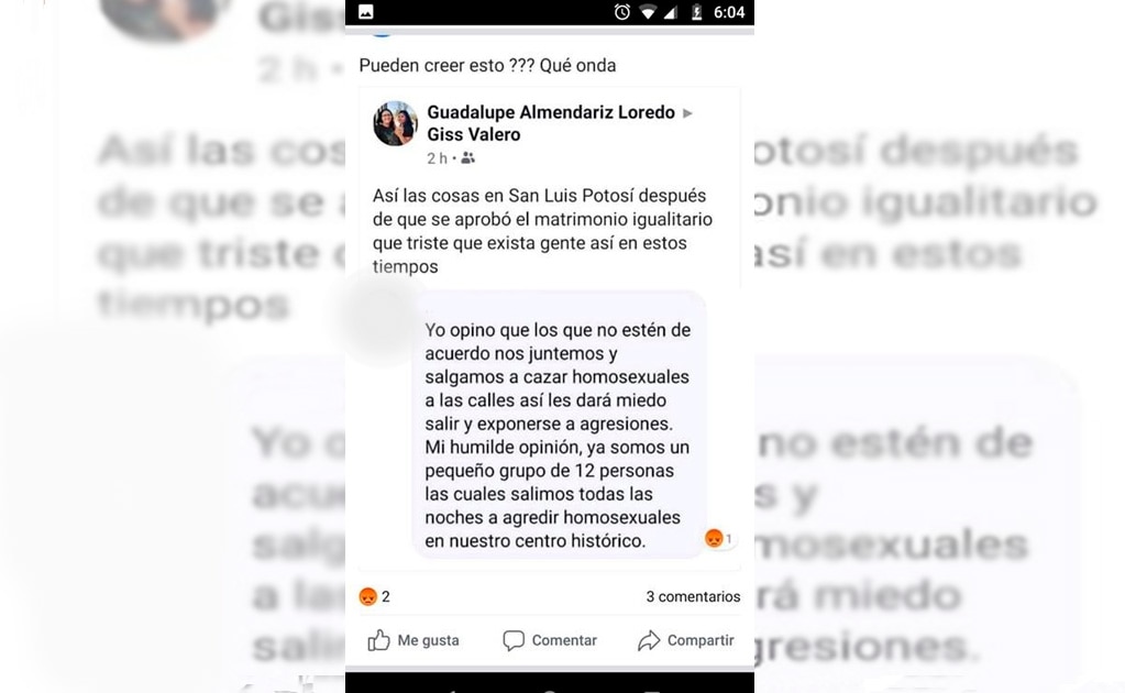 Tras aprobación de matrimonios igualitarios, circula en redes sociales amenazas contra personas transgénero y homosexuales