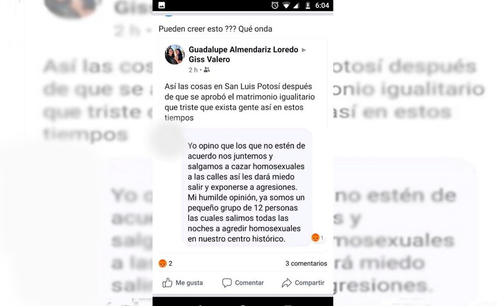 Tras aprobación de matrimonios igualitarios, circula en redes sociales amenazas contra personas transgénero y homosexuales
