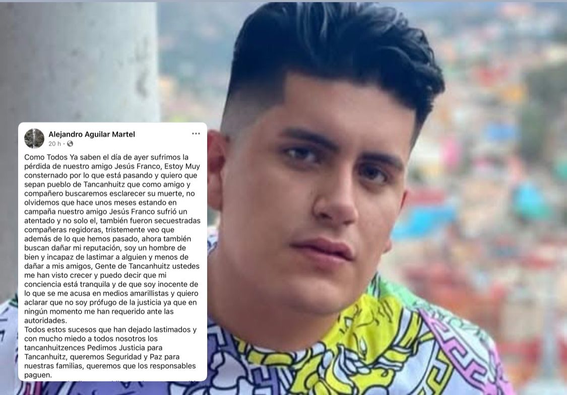 Regidor de Tancanhuitz se deslinda de acusaciones por asesinato de edil