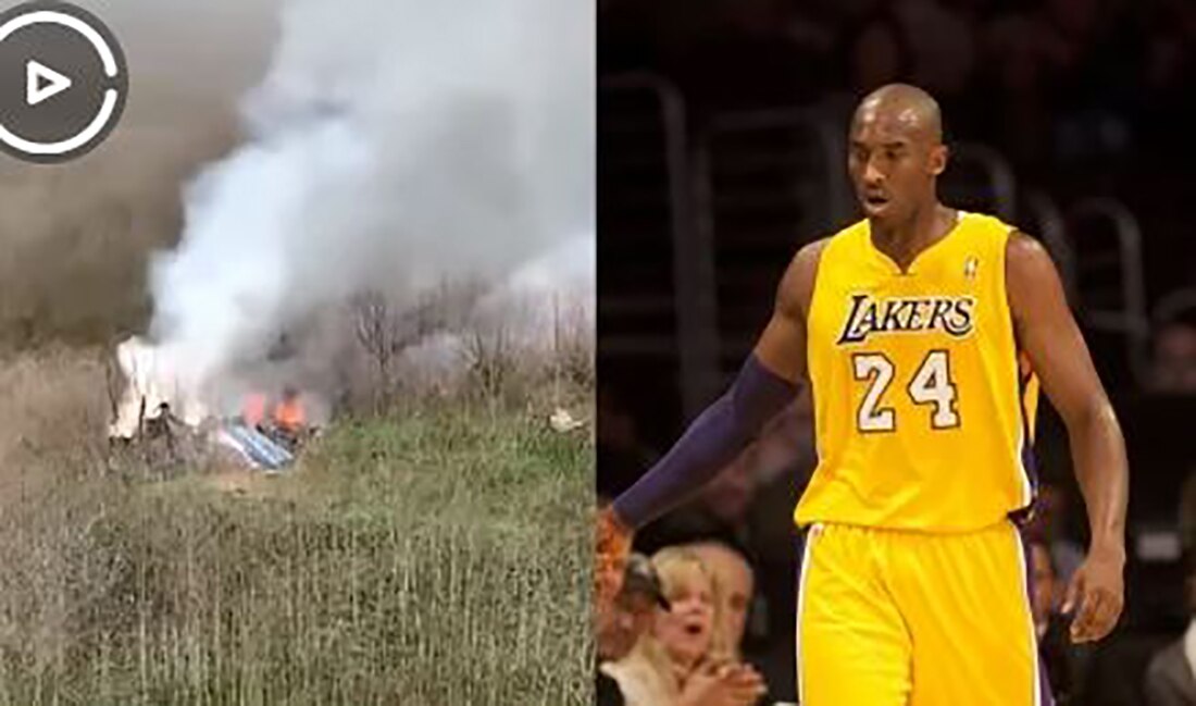 Revelan escalofriante video del accidente de Kobe Bryant