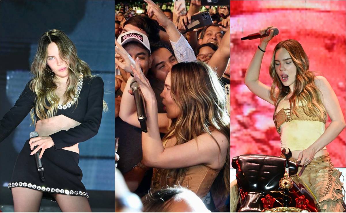 Belinda "da caricia" a sus fans y desata euforia en la Fenapo 2025