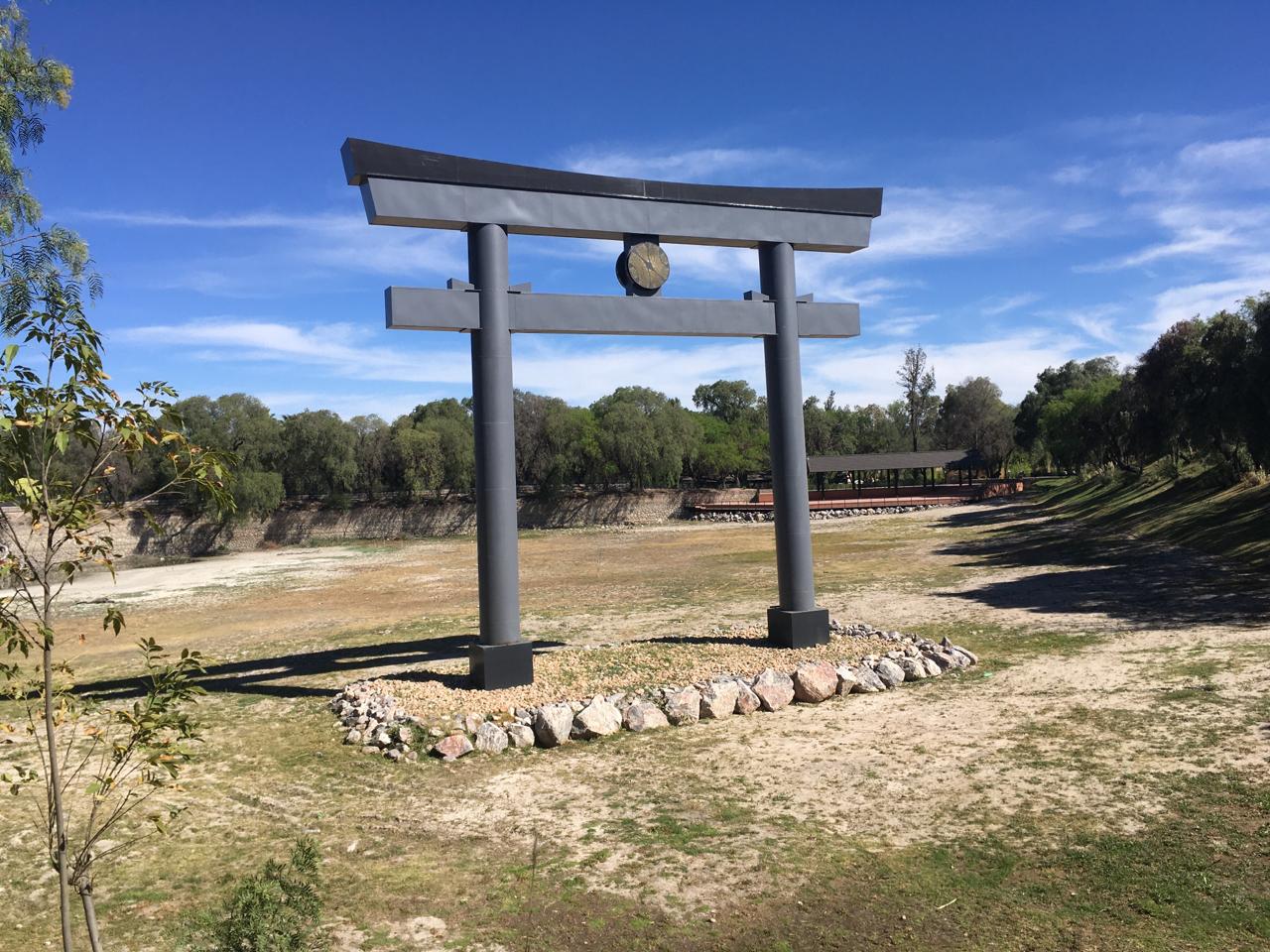 FOTO ACTUAL del Jardín Japones en el Lago Menor del Parque Tangamanga I. Foto: Samuel Estrada