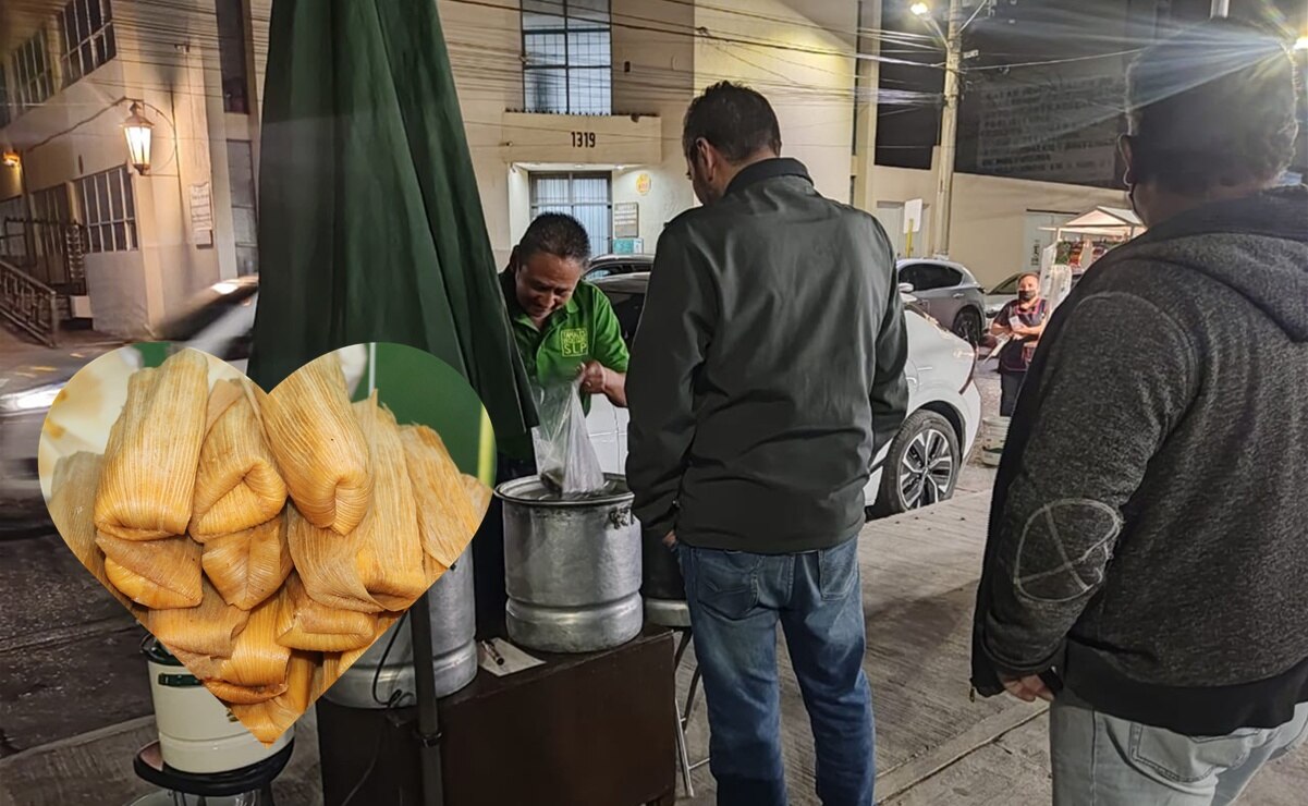 Se dispara venta de tamales en SLP. Foto: Jazmín Ramírez García