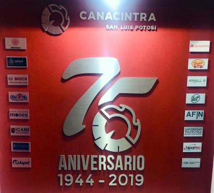 Inician festejos por 75 aniversario de CANACINTRA en SLP