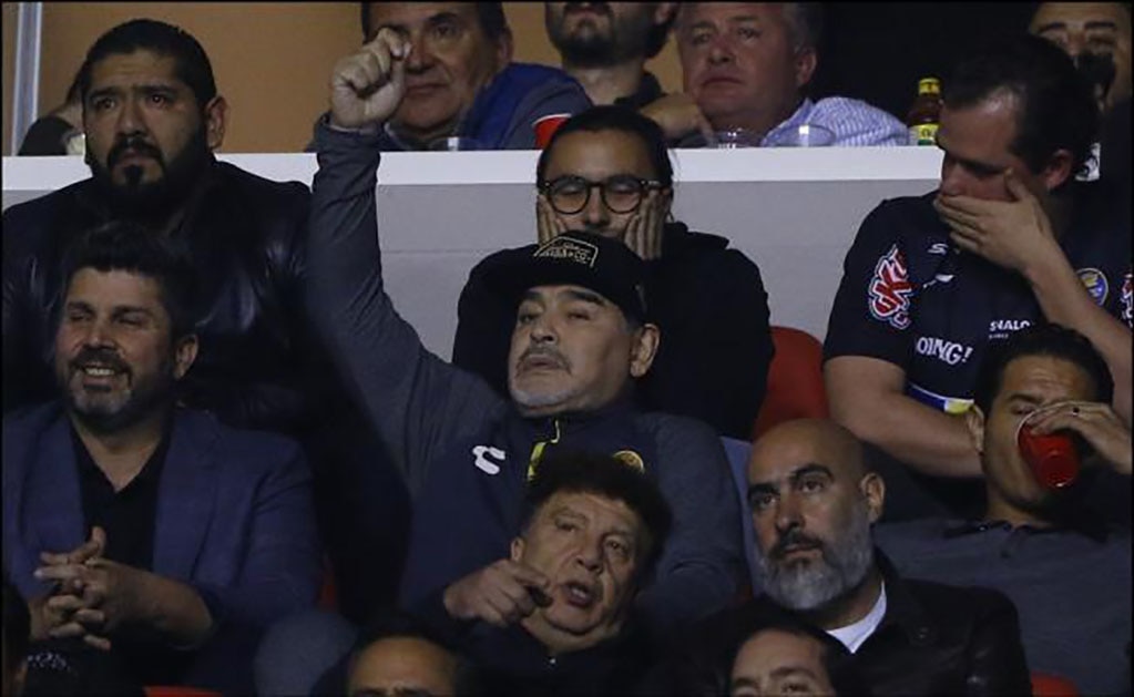 Maradona se fue en malas condiciones tras perder la final