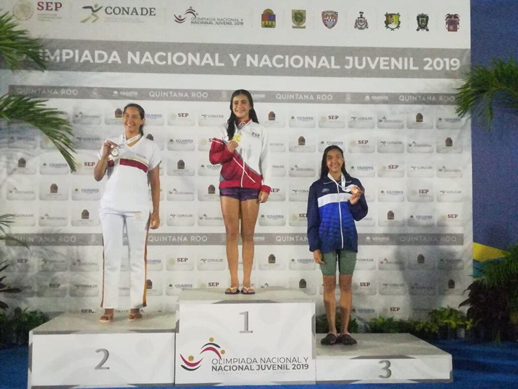 Deportistas potosinas logran 6 medallas en Olimpiada Nacional