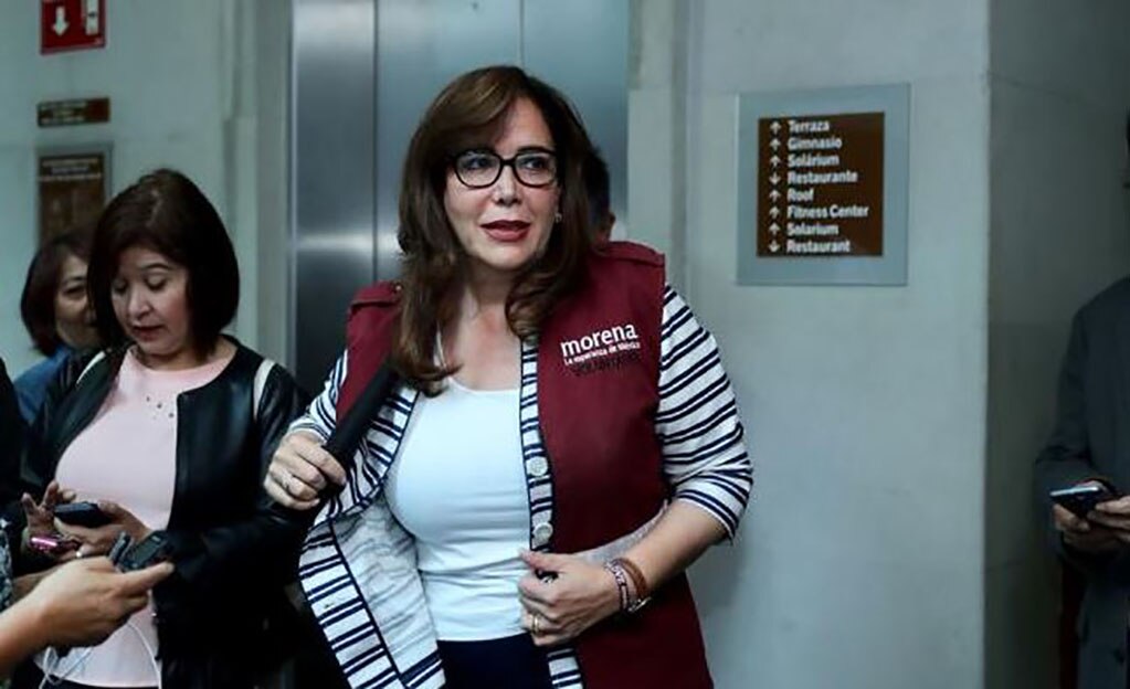 Yeidckol Polevnsky, presidenta de Morena. Foto: Lucía Godínez/El Universal