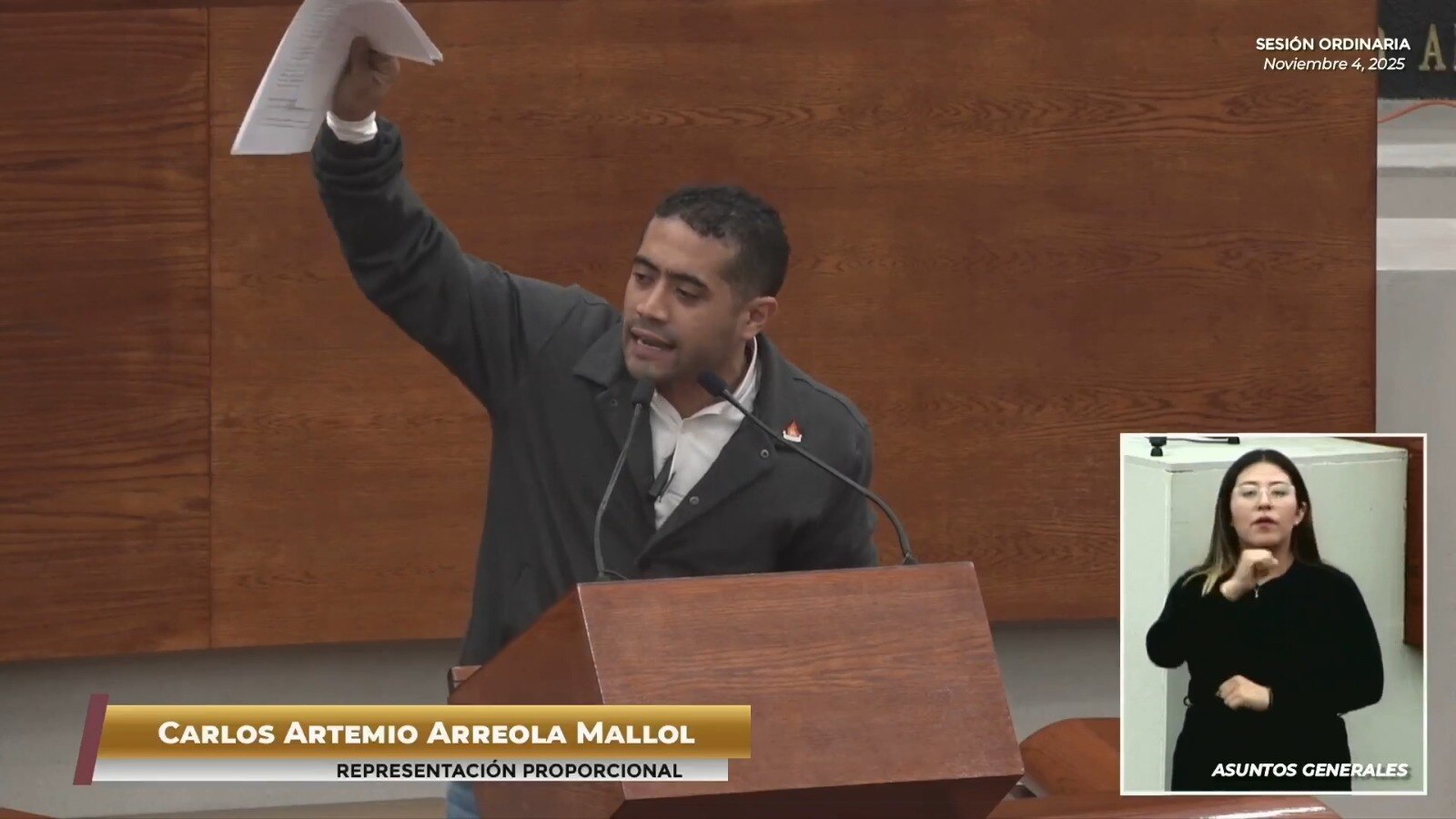 Diputados de Morena y del PRI protagonizan discusión en SLP por asesinato de alcalde de Uruapan 