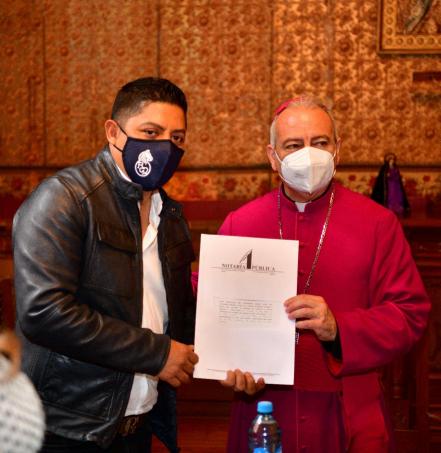 Iglesia católica y Gobierno de SLP se comprometen a trabajar por la paz en el estado