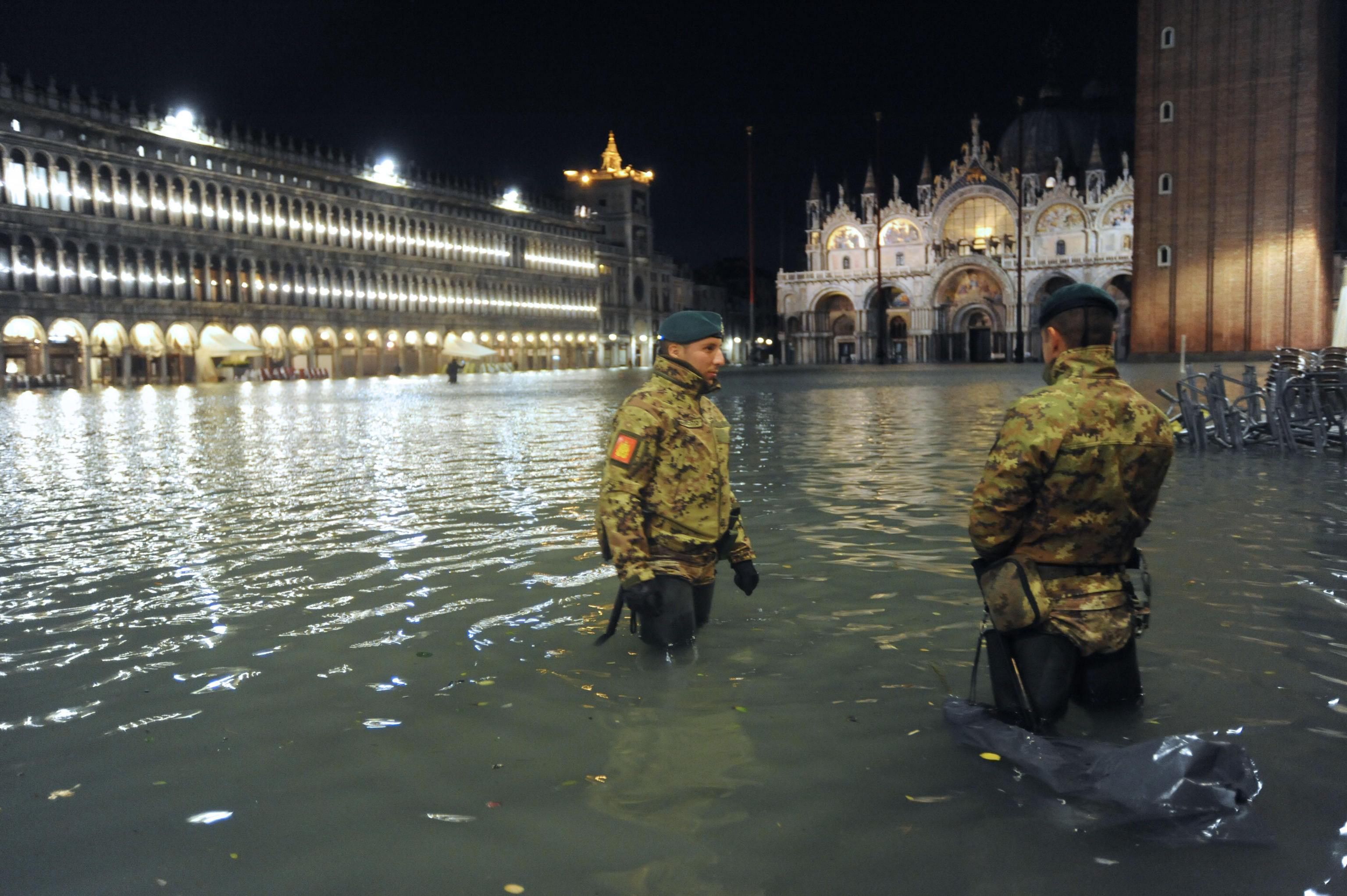 Así se ve Venecia tras la segunda mayor marea alta de su historia