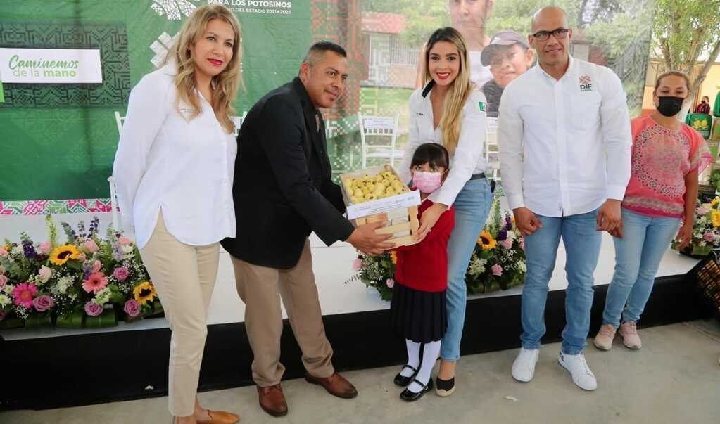 Llega a Matehuala programa de asistencia alimentaria escolar por parte del DIF Estatal. Fotos: Especiales