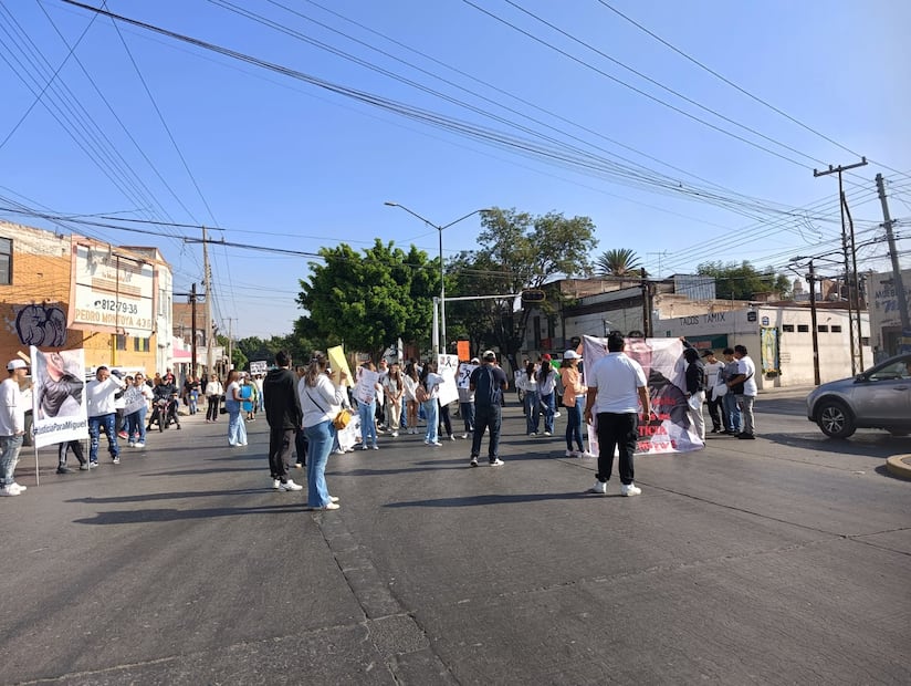 La protesta por Miguel Ángel Rocha se realizó de forma pacífica