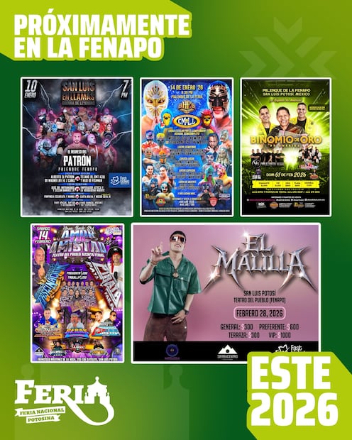 Fenapo 2026. Foto:  Feria Nacional Potosina