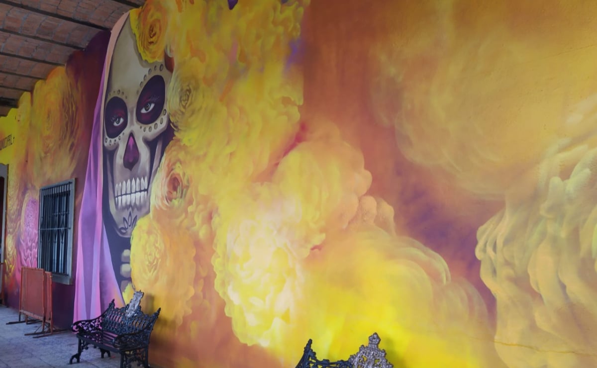 Espectacular mural en el panteón del Saucito será inaugurado