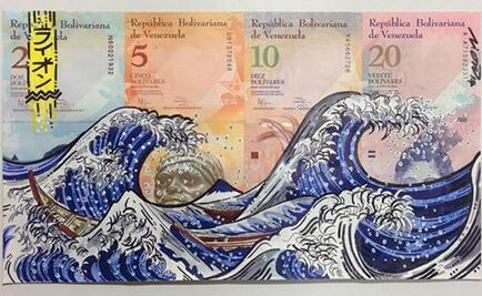 Con arte protesta contra crisis económica de Venezuela