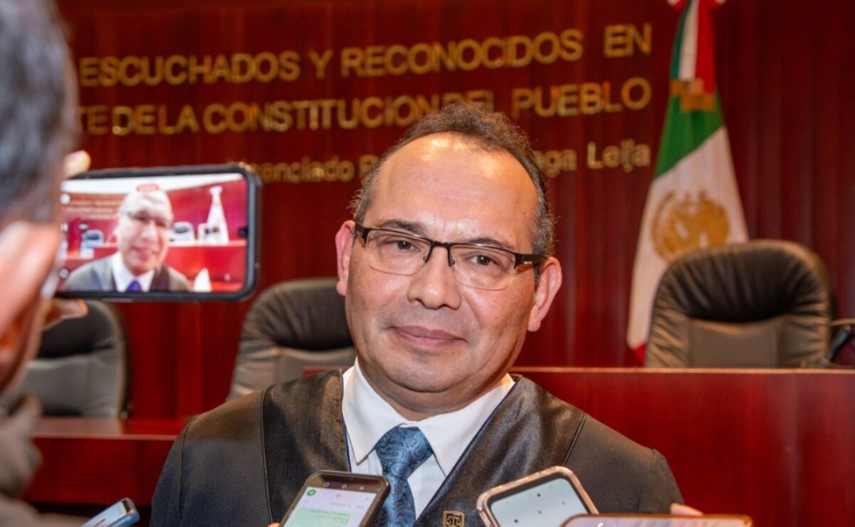 Arturo Morales Silva es cuestionado sobre si participará en el proceso de elección de jueces y magistrados en SLP. Foto: Especial
