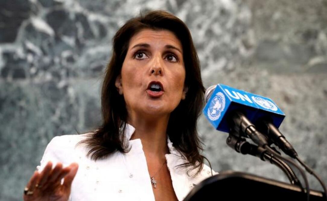 La embajadora de Estados Unidos ante Naciones Unidas, Nikki Haley. Foto: Reuters