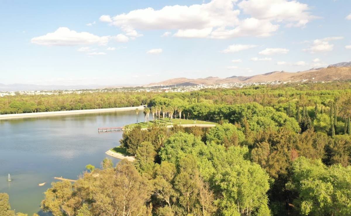 El Parque Tangamanga I es uno de los más grandes pulmones verdes de México. Foto: Tomada de Google Maps