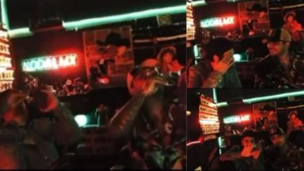 Se filtran imágenes de Nodal bebiendo alcohol directamente de sus premios Grammys