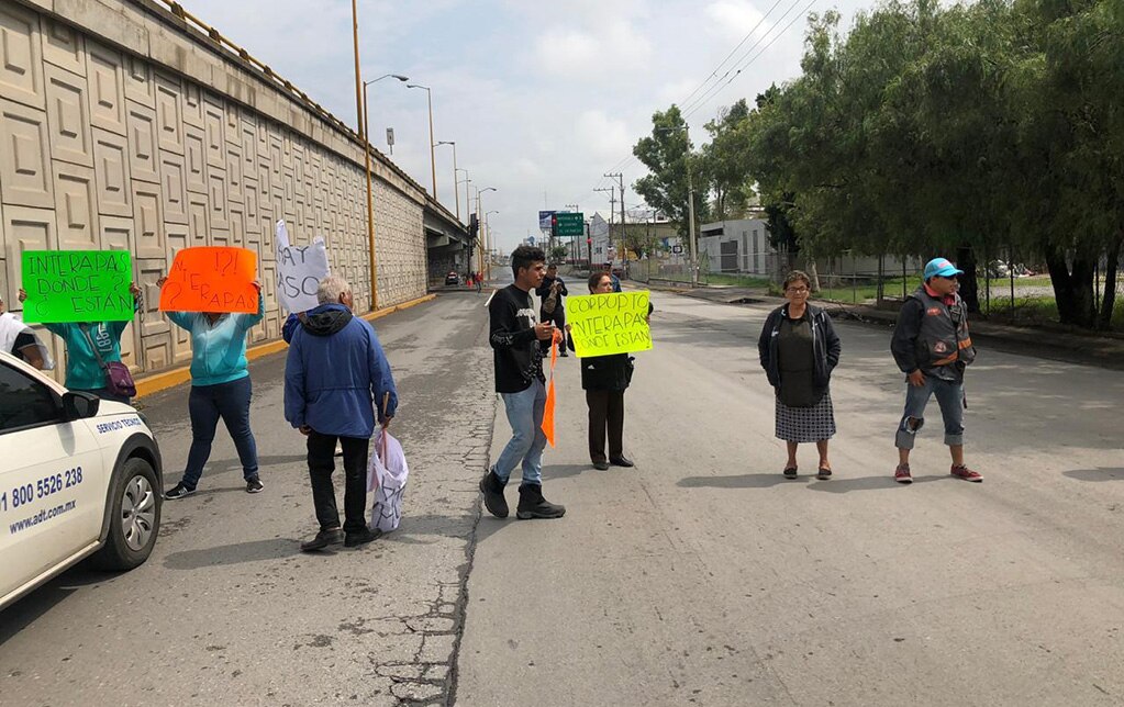 Soledenses se manifiestan en Valentín Amador